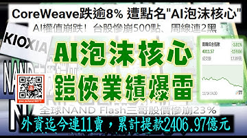 亞洲我最驫20251114　AI泡沫核心　鎧俠業績爆雷