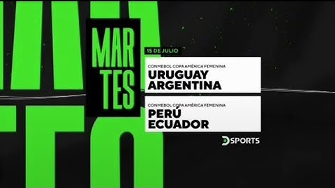 Uruguay vs Argentina / Perú vs Ecuador | Promo ID | DIRECTV Sports | Copa América Femenina 2025