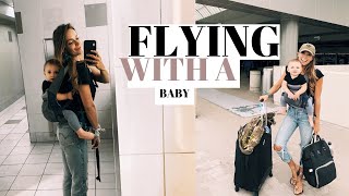 Flying with a baby. Tips for traveling with a baby.