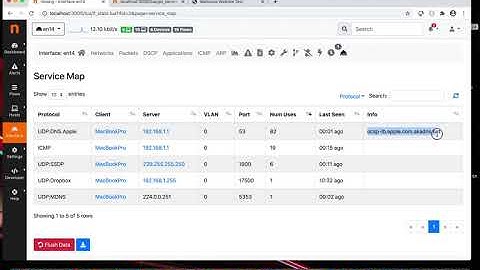 Traffic Behaviour Analysis in ntopng