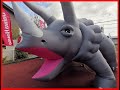 Dinosaur shooting game event production / Triceratops Inflatable / ABI-tech 恐竜シューティング トリケラトプス ②