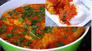 Non Fried Tomato Stew Recipe/ How to make Tomato Stew without frying