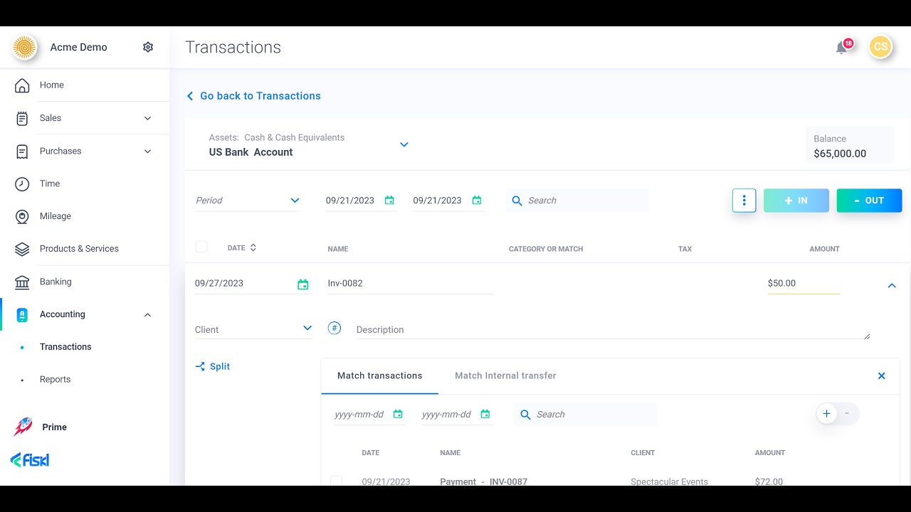 how-to-match-transactions-in-fiskl-youtube