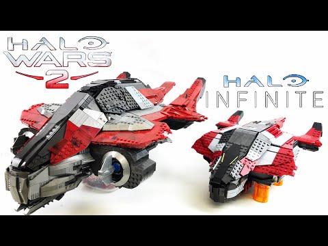 Comparing the MEGA Construx HALO INFINITE Banished Phantom to my HALO WARS 2 Custom...