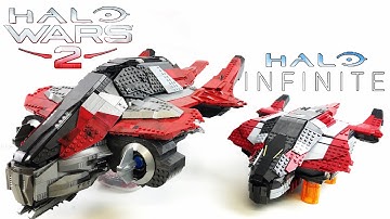Comparing the MEGA Construx HALO INFINITE Banished Phantom to my HALO WARS 2 Custom...