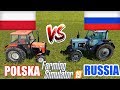 Farming Simulator 19 | POLSKA FARM vs RUSSIA FARM : OLD TRACTORS ...