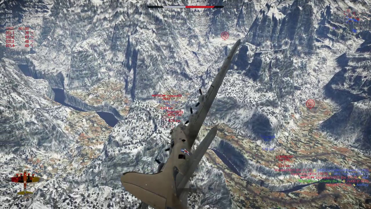 War Thunder B17 Emergency Runway Landing YouTube