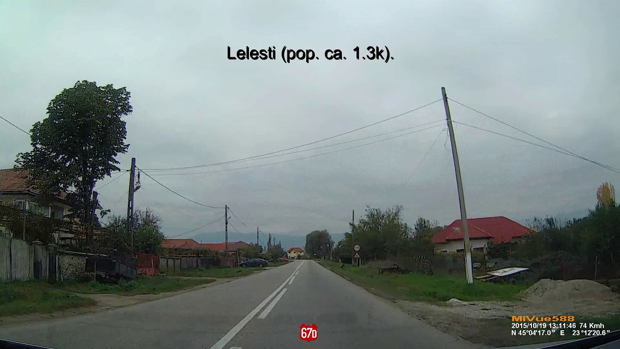 Romania: DN67D Targu Jiu - Tismana