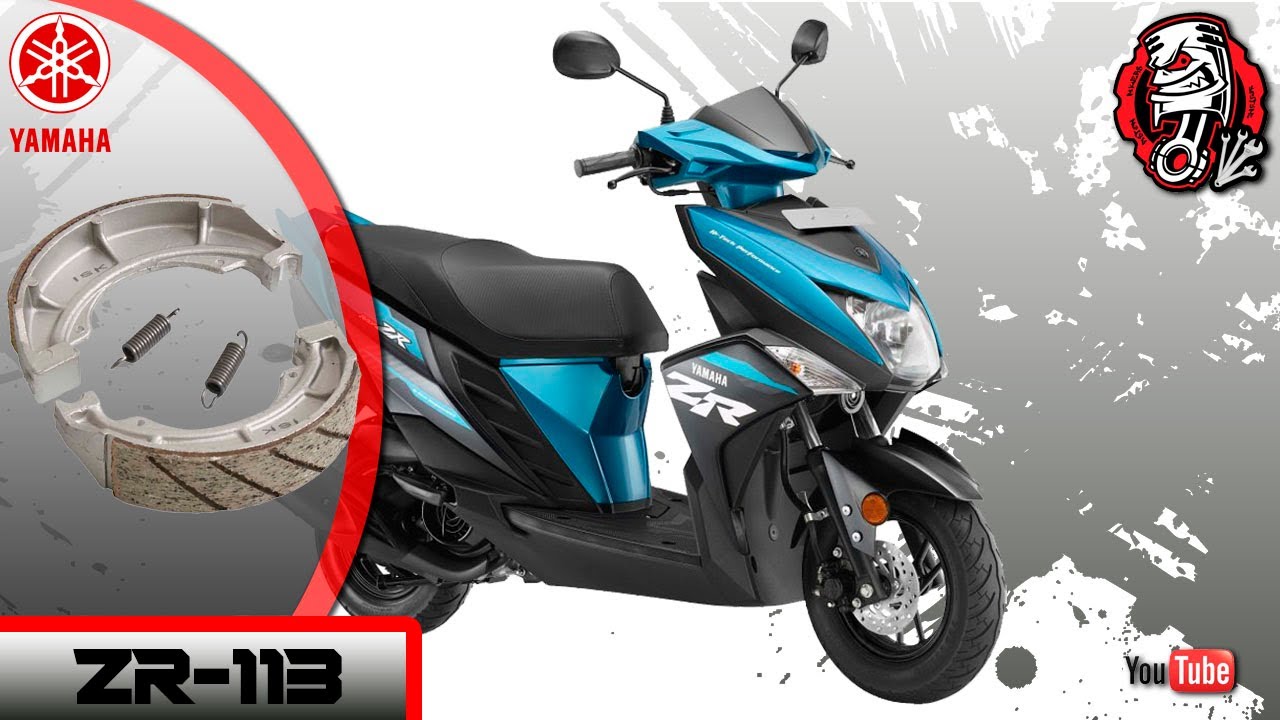 626 YAMAHA RAY ZR-113 COMO CAMBIAR  BALATAS DELANTERAS