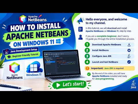 How to Install Apache NetBeans on Windows 11 | Java IDE Setup