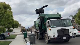 WM Autocar ACX Amrep HX-450 ASL 103738 on trash Waste