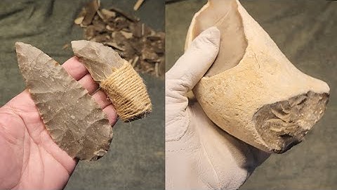 1854 - Part 1/2 - Rock to Point(s) Amoeba Chert Flintknapping