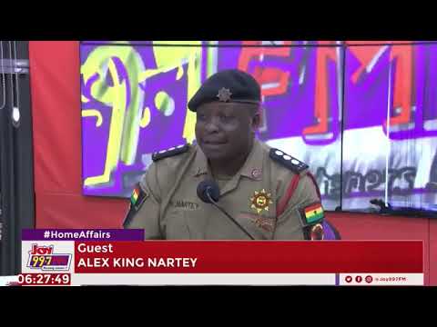 Know the type of fire you are dealing with and how to extinguish it - Alex King Nartey. #HomeAffairs