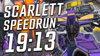 [WR] Borderlands 2 Geared Scarlett DLC Speedrun in 19:13