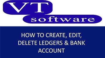 ledgers in vt software | vt software uk | vt software tutorial | vt transaction tutorial