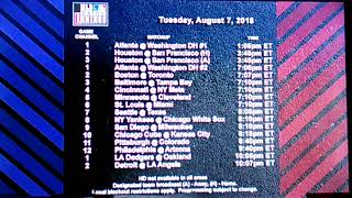 Mlb extra innings music - august 2018