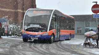 MACCLESFIELD BUSES MARCH 2016 IN SNOW