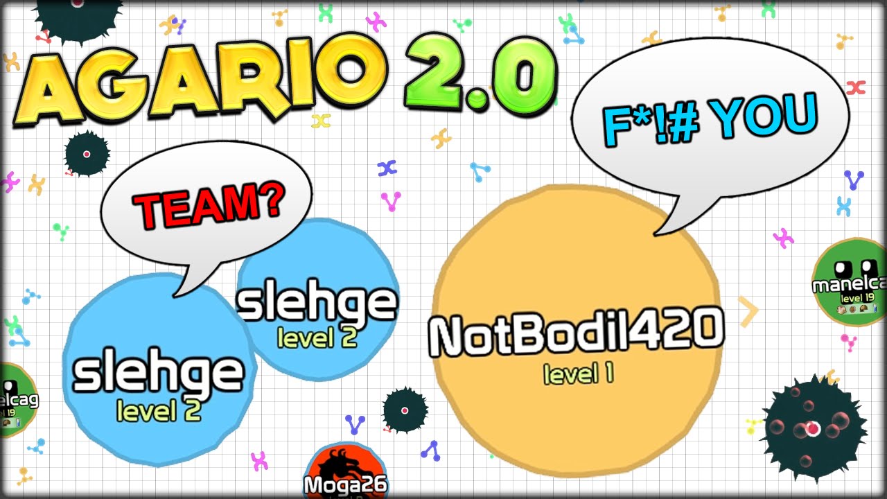 AGARIO 2.0 - THE NEW AGARIO! WHAT IF YOU COULD TALK IN AGARIO? (Agar.io 