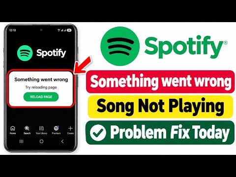 Spotify Something Went Wrong Problem | How to Fix Spotify Something Went Wrong Error