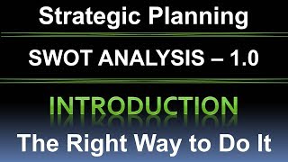 SWOT Analysis 1.0