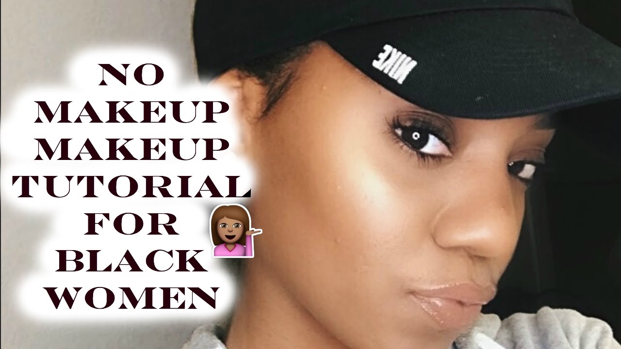 DRUGSTORE No Makeup Makeup Tutorial For Black Women YouTube