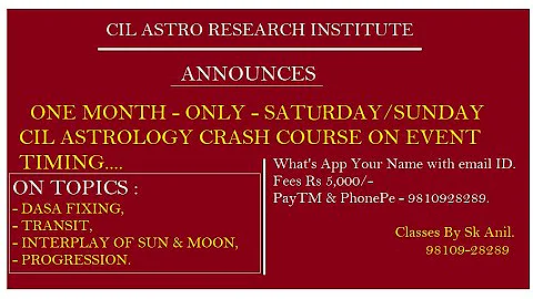 CIL Crash course III - By SkAnil 9810928289