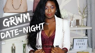 GRWM Datenight. Hair, Makeup and Outfit ft DSoar Hair