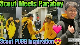 ScoutOP Meets XQF Paraboy!😍 Scout PUBG Idol♥️