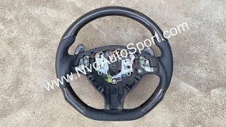 BMW E46 M3 Carbon fiber steering wheel from NVD Autosport