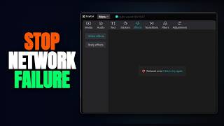CapCut Network Error on PC