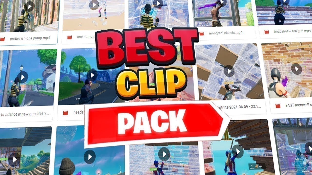 NEW *BEST* Fortnite FREE Clip Pack 🎬 | +50 Fortnite Clips | Chapter 3!