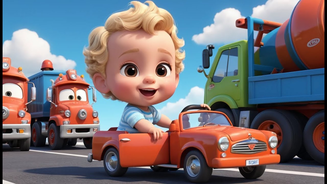 Tow Truck Pull Pull Power | Mighty Tow Truck Song for Kids | Vehicle Adventure Rhyme