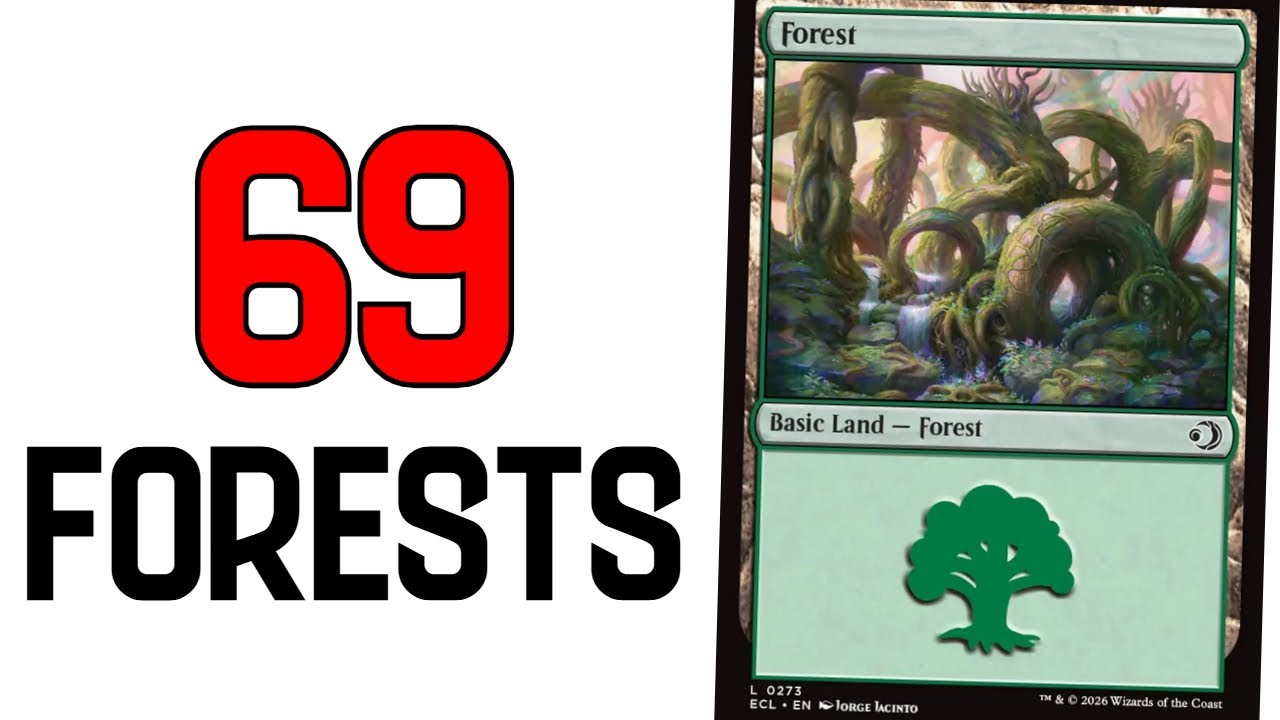 Commander Deck With 69 Forests