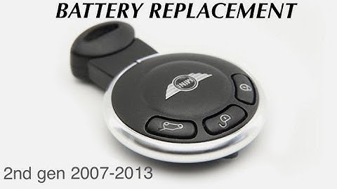 Mini Cooper key fob Battery Replacement