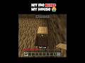 Iet me build My house 😭 #mincraft