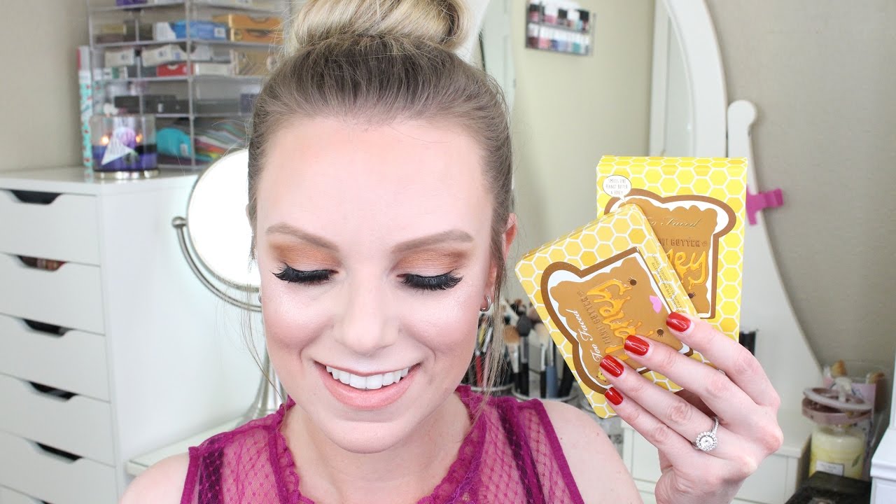 Too Faced Peanut Butter & Honey | Swatches | Tutorial