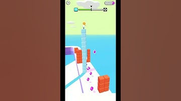 ⏫😱😱 Cube surfer Android(İOS) game play #shorts #cubesurfer level 26