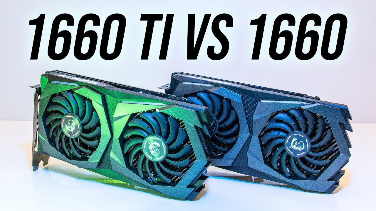 I stor skala Hovedsagelig dele Nvidia GTX 1660 Ti vs 1660 - 16 Games Tested! - YouTube