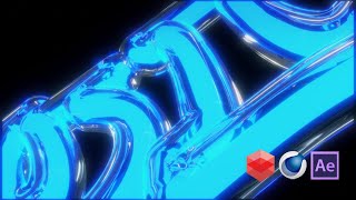 Create an Editable Neon Sign with Cinema 4D / Redshift and Magic Bullet Looks