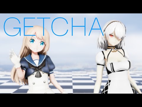 【MMD 艦これxアズールレーン】  GETCHA  Jarvis & Sirius