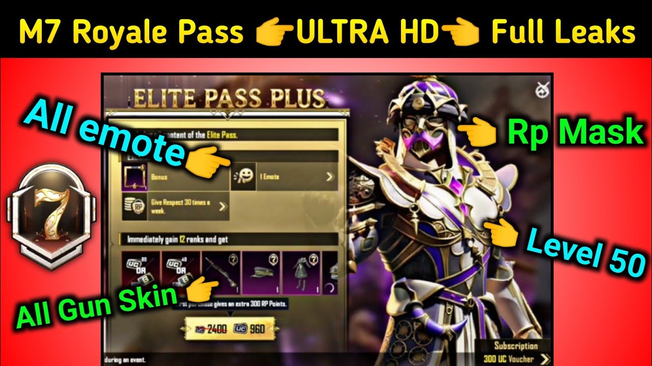 M7 Royale Pass 👉 ULTRA HD 👈 Full Leaks by Mad Tamizha Leaks