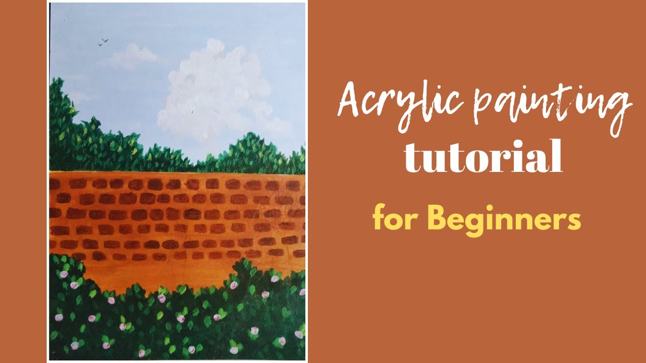 Paint with me | Acrylic Painting for Beginners - YouTube