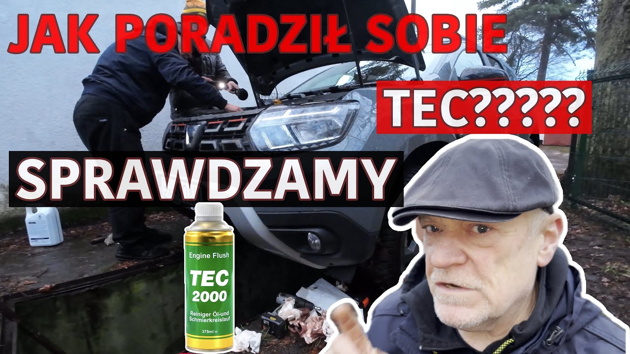 Wymiana oleju i przegląd po 60.000km - Dacia Duster 1.3 Tce 150km. TEC 2000 + Castrol GTX + Mannol