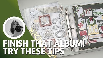 Scrapbook Album Overwhelm: Simple Steps to Conquer It | Organisation & Sorting Tips