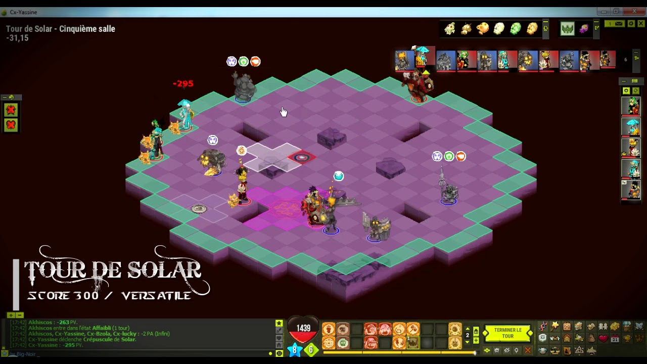 [DOFUS] [HD] Tour de SOLAR Succès Versatile Score 300 (focus faisable ) a 5 2.45 YouTube