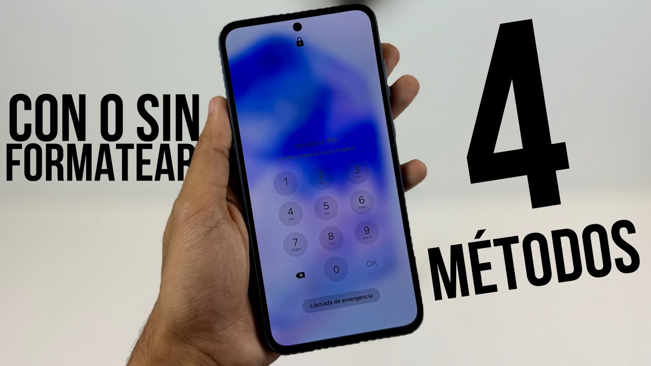 ✅Cómo Quitar PIN de desbloqueo, Contraseña o patron Olvidado en cualquier celular Samsung 2026