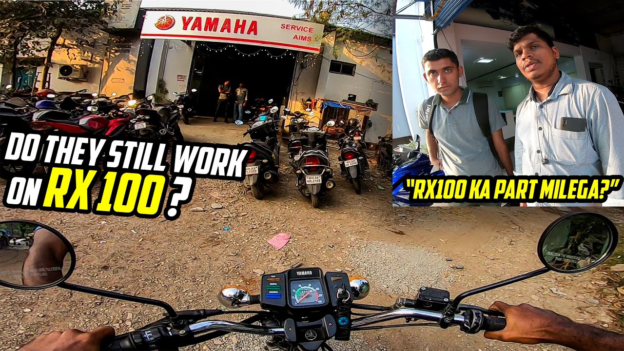 TAKING MY RX100 TO YAMAHA Service Centre (Live Reaction) Do they
