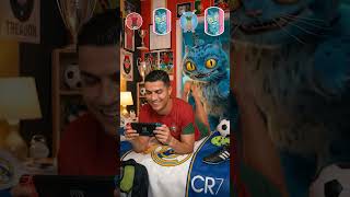 Ronaldo Wasnt Playing To Game Console #messi #cosplay