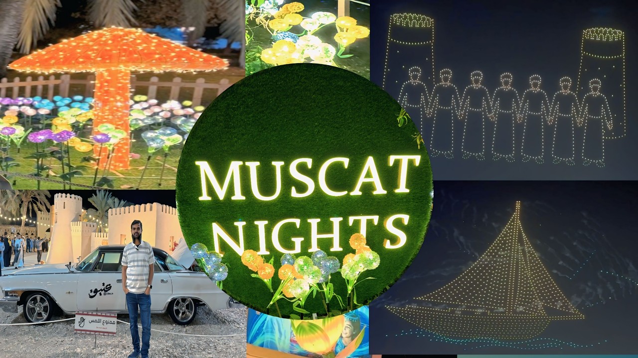 Oman’s Most Beautiful Night Event | Muscat Nights 2026 | Qurum Park | Muscat Festival | 4K | part  2