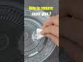 Super glue and table salt? Effective glue removal methods you haven‘t seen👍🏻🥳 #shorts #removal
